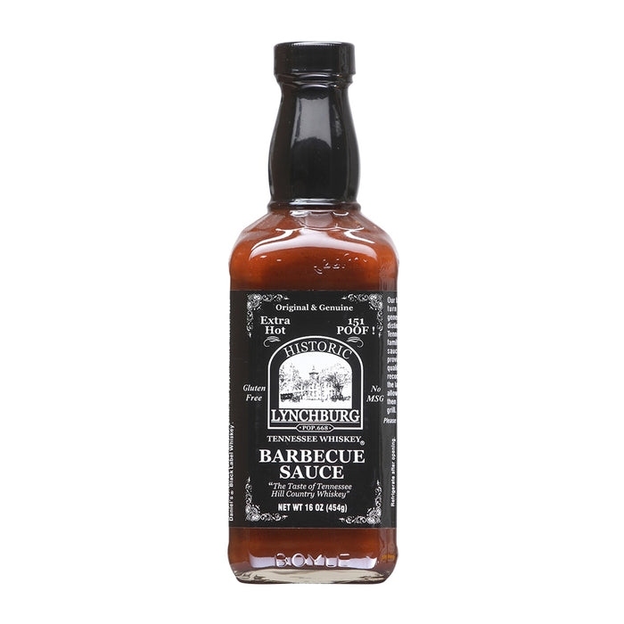Historic Lynchburg Tennessee Whiskey Fiery Hot Barbecue Sauce 151 'Poof'