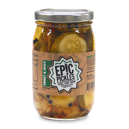 Epic Pickles Sweet & Spicy Pickle Chips