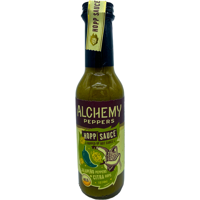 Alchemy Peppers Hopp Sauce Jalapeno Peppers & Citra Hops