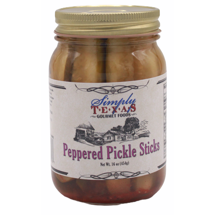 Simply Texas Peppered Pickle Sticks