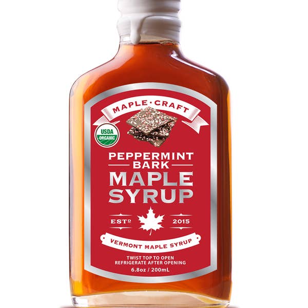 Maple Craft Peppermint Bark Maple Syrup
