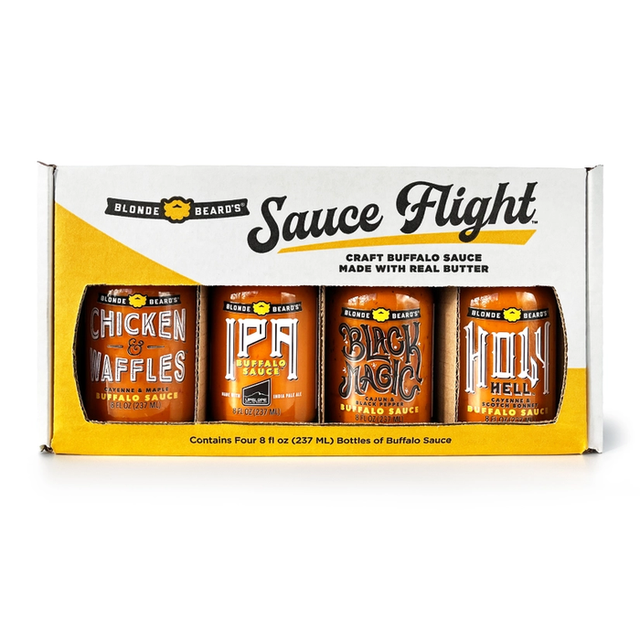 Blonde Beard's Buffalo Sauce Flight Gift Set