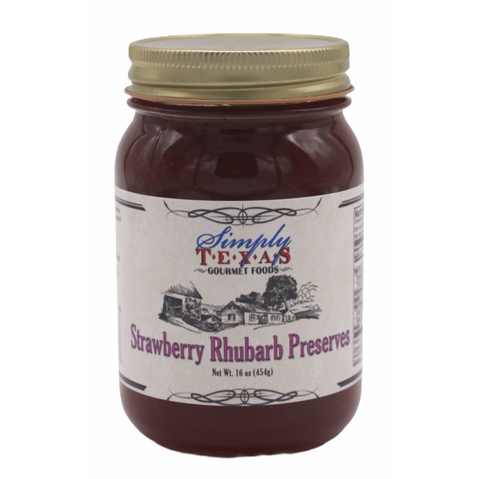 Simply Texas Strawberry Rhubarb Preserves