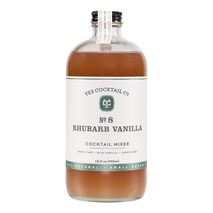 Yes Cocktail Co. Rhubarb Vanilla Cocktail Mixer